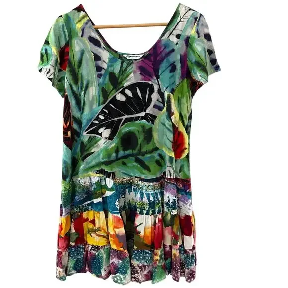 Jams World Jasper Print Hattie Mini Dress Size XS - Picture 2 of 10